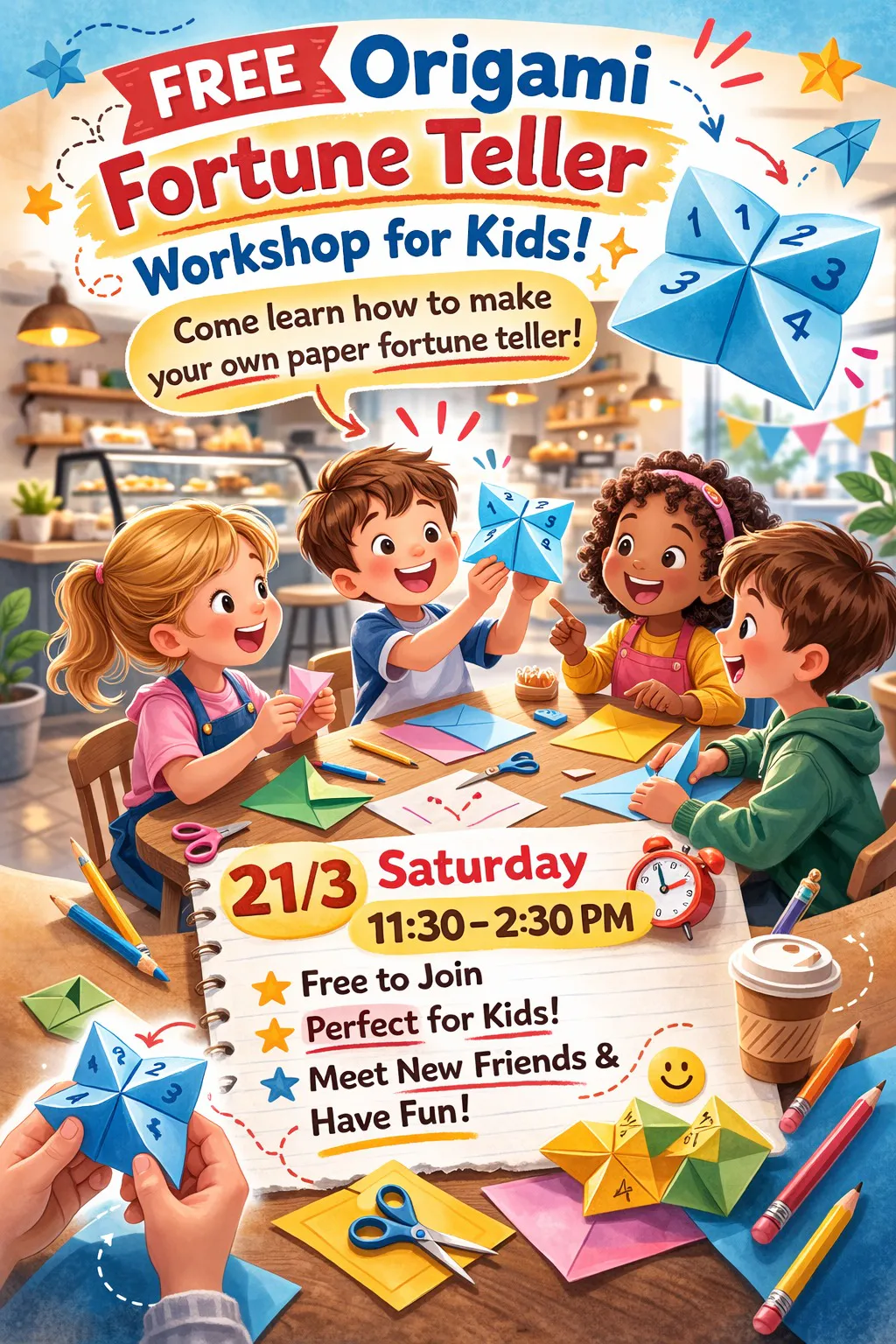 Free Origami Fortune Teller