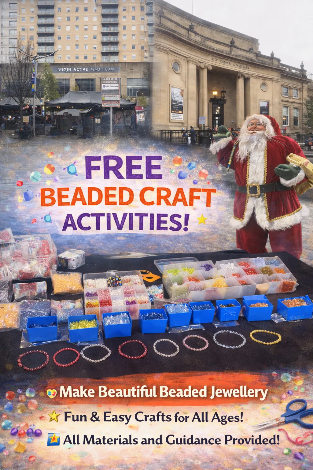 Quayside Media City Market, UK