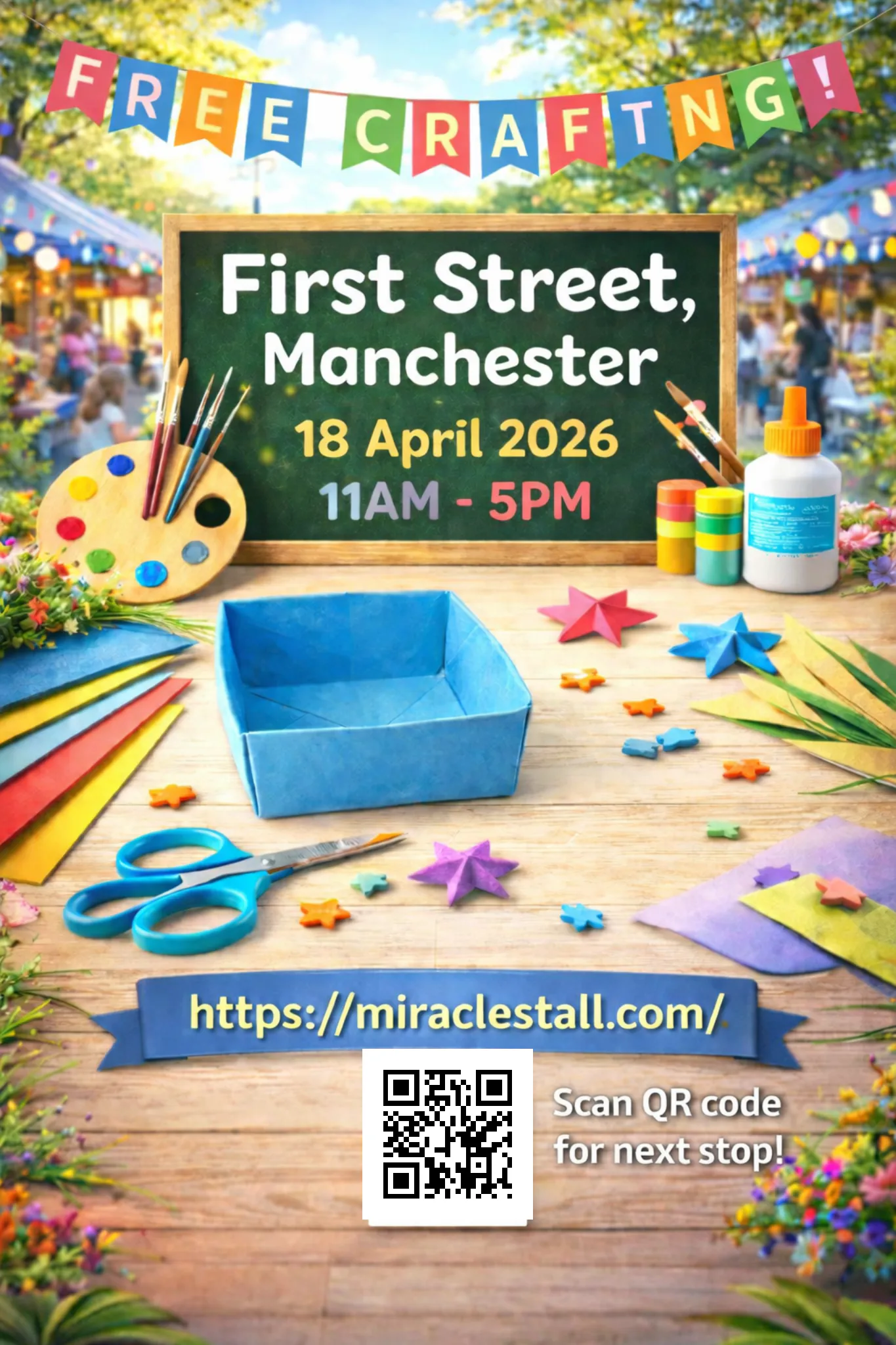 Free Crafting in First Street, UK